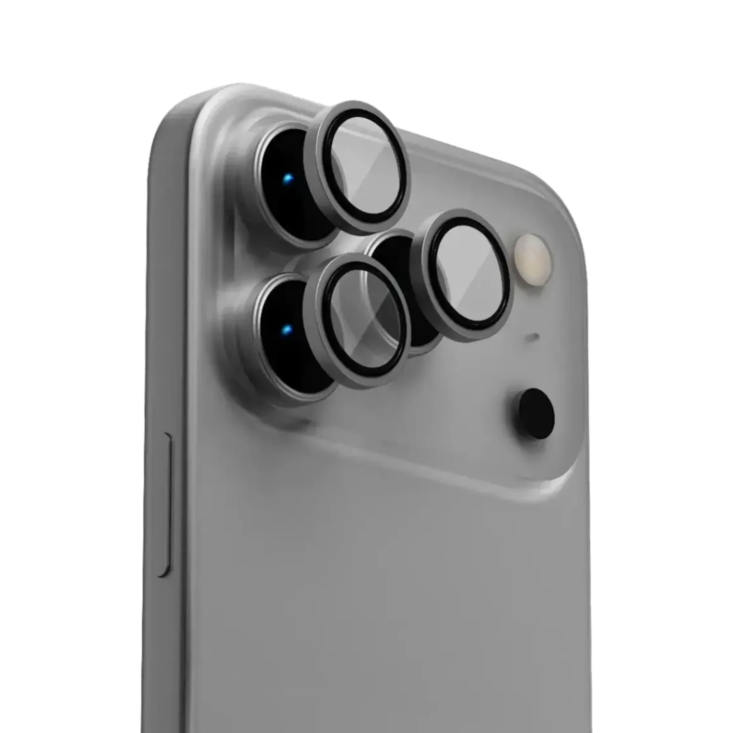 Levelo LucentTrio AR Camera Lens Protector for iPhone 17 Pro & Pro Max – Graphite Grey Levelo LucentTrio AR Camera Lens Protector for iPhone 17 Pro & Pro Max – Graphite Grey - Image 1