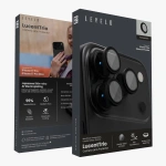 Levelo LucentTrio AR Camera Lens Protector for iPhone 17 Pro & Pro Max – Titanium Black - Image 2