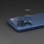 Levelo LucentTrio AR Camera Lens Protector for iPhone 17 Pro & Pro Max – Titanium Dark Blue - Image 2