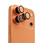 Levelo LucentTrio AR Camera Lens Protector for iPhone 17 Pro & Pro Max – Titanium Orange