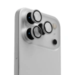 Levelo LucentTrio AR Camera Lens Protector for iPhone 17 Pro & Pro Max – Titanium Silver