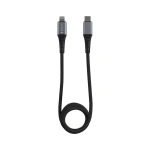 Levelo Nori Mini 60W Car Charger with USB-C to Lightning Cable – Gun Grey - Image 2