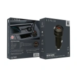 Levelo Nori Mini 60W Car Charger with USB-C to USB-C Cable – Gun Grey - Image 3