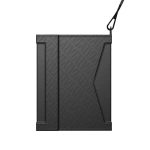 Levelo Offshore Passport Holder Leather Case – Black - Image 2