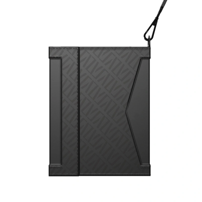 Levelo Offshore Passport Holder Leather Case – Black - Image 2