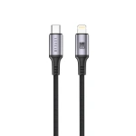 Levelo Otto Leather USB-C to Lightning 30W Cable 1.2M – Black