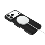 Levelo Sergei 1500D Aramid Fiber Case for iPhone 17 Pro – Black - Image 4
