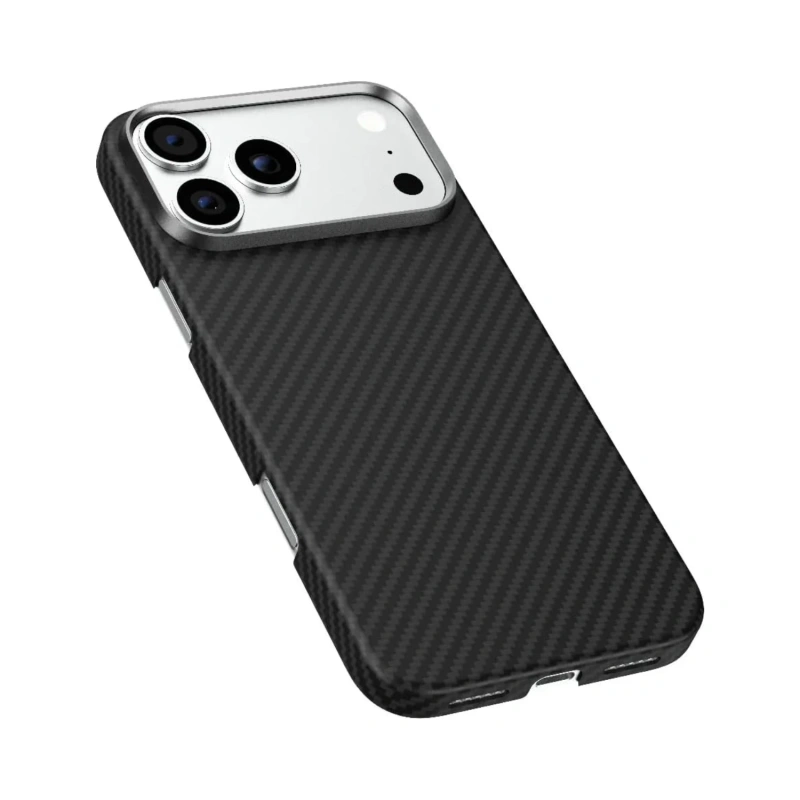 Levelo Sergei 1500D Aramid Fiber Case for iPhone 17 Pro – Black - Image 2