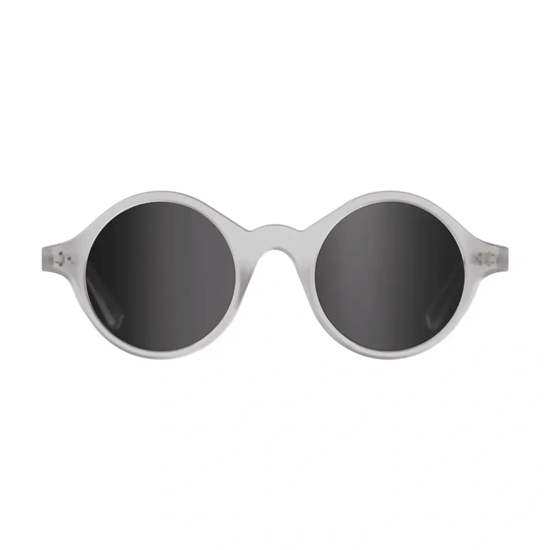 Levelo Sicily Round-Shaped Polarized Sunglasses with Pouch – Matte - Image 2