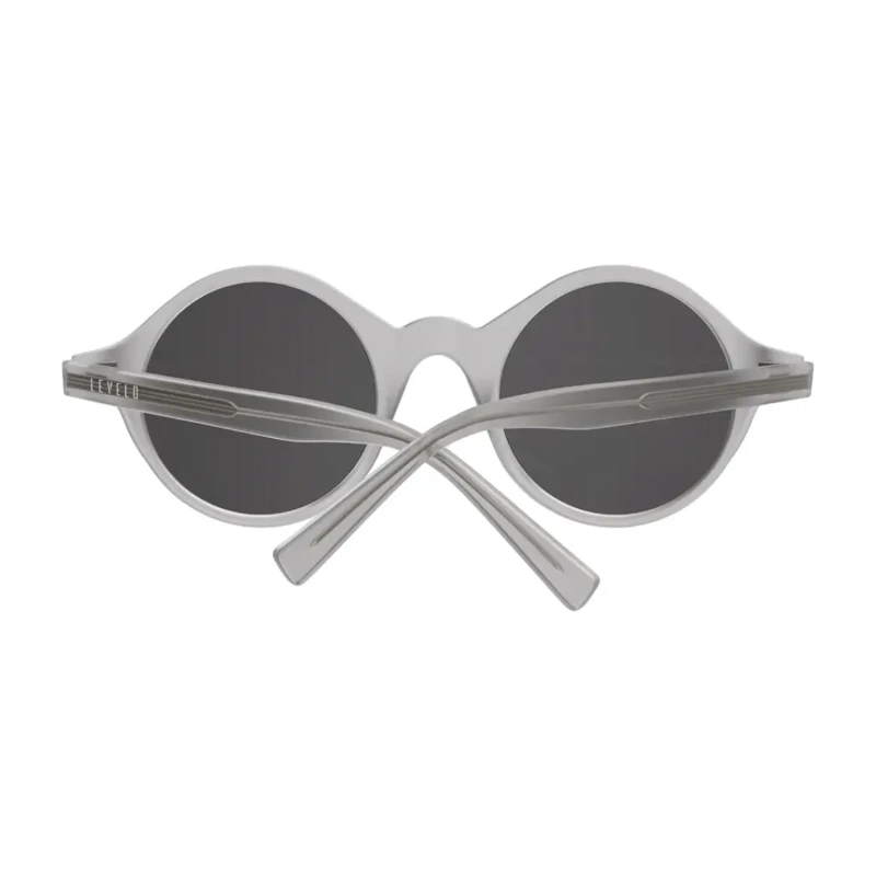 Levelo Sicily Round-Shaped Polarized Sunglasses with Pouch – Matte - Image 3