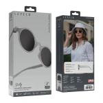 Levelo Sicily Round-Shaped Polarized Sunglasses with Pouch – Matte - Image 4