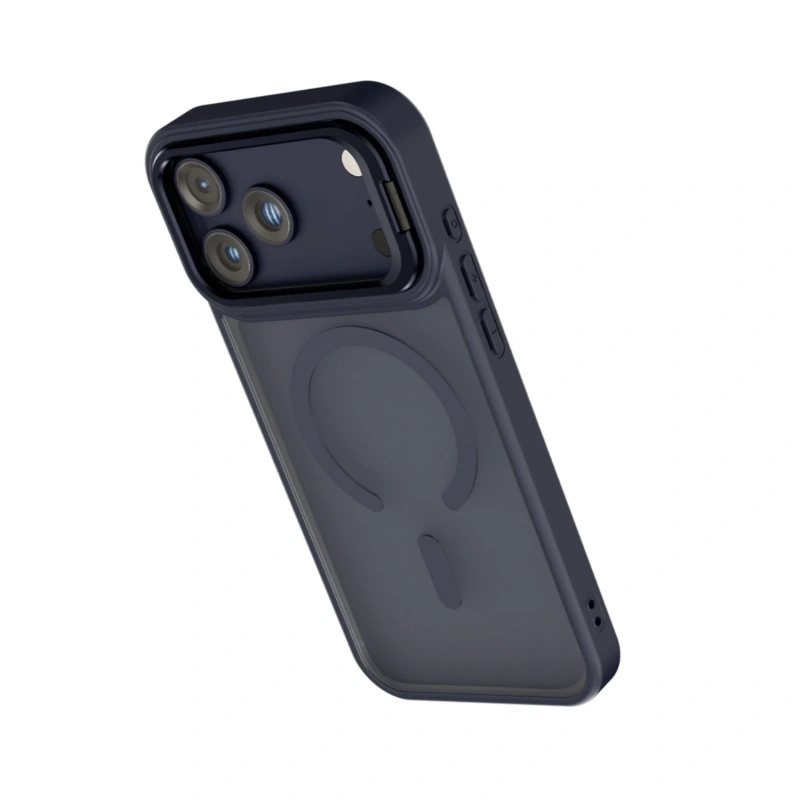 Levelo Solo Pro Camera KickStand Case for iPhone 17 Pro Max – Blue - Image 4