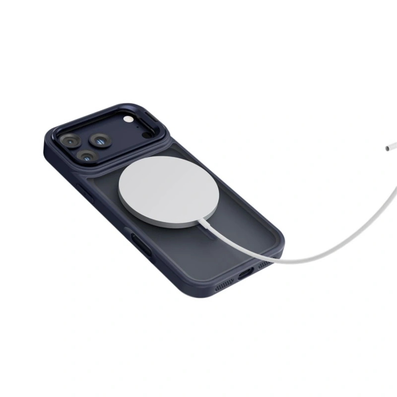 Levelo Solo Pro Camera KickStand Case for iPhone 17 Pro Max – Blue - Image 3