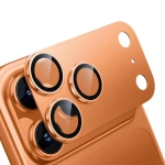 Levelo Trio Pro 2-in-1 Camera Lens Protector for iPhone 17 Pro Max – Orange