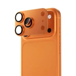 Levelo Trio Pro 2-in-1 Camera Lens Protector for iPhone 17 Pro Max – Orange - Image 3