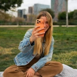 Levelo Trio Pro 2-in-1 Camera Lens Protector for iPhone 17 Pro Max – Orange - Image 5