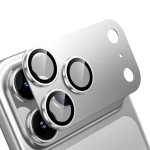 Levelo Trio Pro 2-in-1 Camera Lens Protector for iPhone 17 Pro Max – Silver