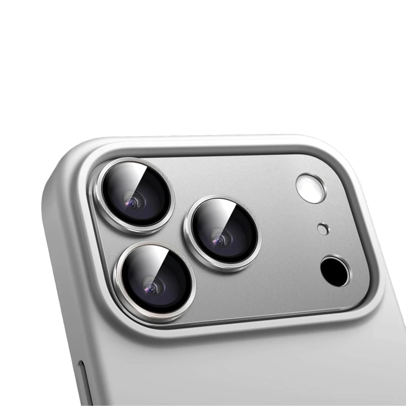 Levelo Trio Pro 2-in-1 Camera Lens Protector for iPhone 17 Pro – Silver - Image 2