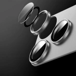 Levelo Trio Pro 2-in-1 Camera Lens Protector for iPhone 17 Pro – Silver - Image 3