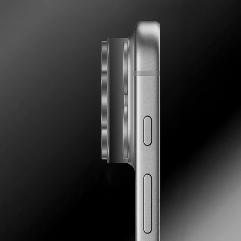 Levelo Trio Pro 2-in-1 Camera Lens Protector for iPhone 17 Pro – Silver - Image 4