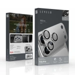 Levelo Trio Pro 2-in-1 Camera Lens Protector for iPhone 17 Pro – Silver - Image 6