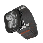 Levelo York Nylon Watch Strap for Apple Watch 49mm – Grey