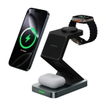 Porodo 15W 4-in-1 S-Shaped Wireless MagSafe Charger