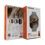 Porodo Aerofit 2.01" Sport Smartwatch with Health Sensors – Grey - Image 3