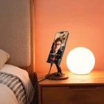 Porodo Blue 360° Rotating Desktop Phone Holder – Black - Image 3