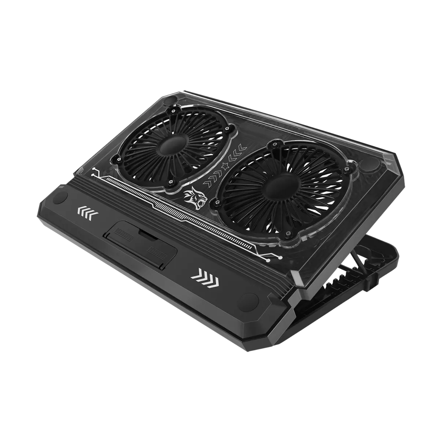 Porodo Gaming Laptop Cooling Pad with Phone Holder Porodo Gaming Laptop Cooling Pad with Phone Holder - Image 1