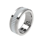 Porodo Jewels Smart Wearable Lady Ring Size 9 – Silver