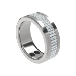 Porodo Jewels Smart Wearable Lady Ring Size 9 – Silver - Image 2