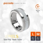Porodo Jewels Smart Wearable Lady Ring Size 9 – Silver - Image 3