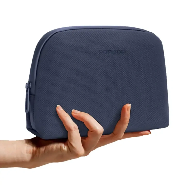 Porodo Lifestyle Geneva Pouch with Handle - Blue - Image 4