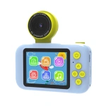 Porodo Lifestyle Kids Flip Camera with Tripod Stand 1000mAh – Blue - Image 2
