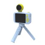 Porodo Lifestyle Kids Flip Camera with Tripod Stand 1000mAh – Blue - Image 4