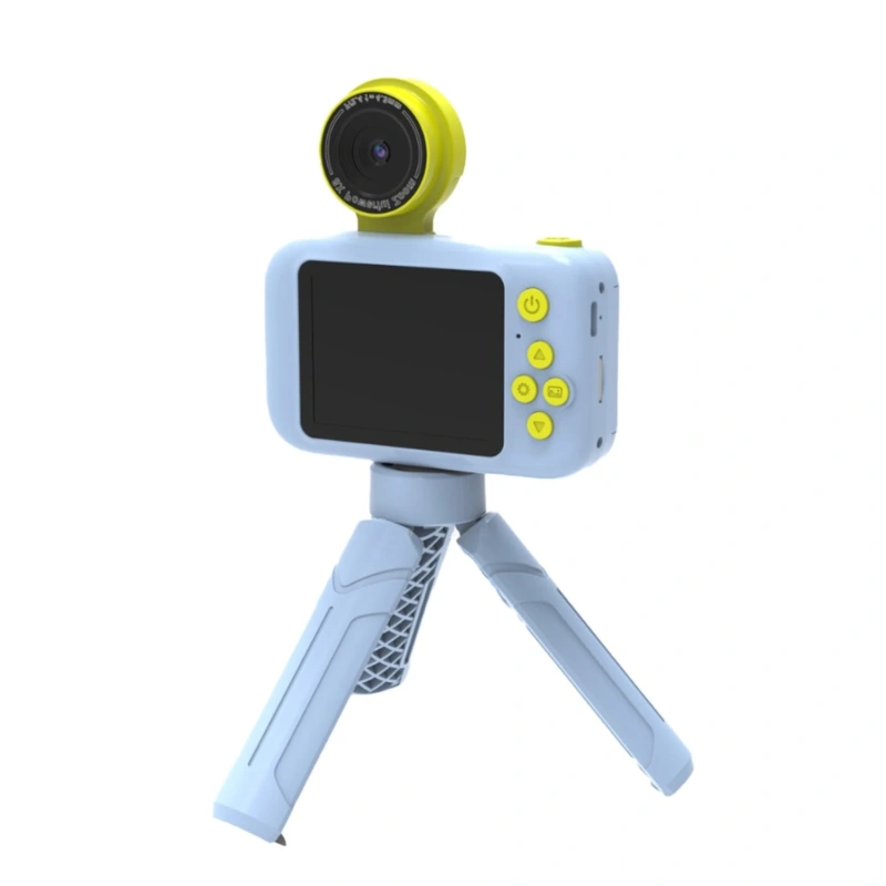 Porodo Lifestyle Kids Flip Camera with Tripod Stand 1000mAh – Blue - Image 4