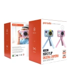 Porodo Lifestyle Kids Flip Camera with Tripod Stand 1000mAh – Blue - Image 5