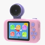 Porodo Lifestyle Kids Flip Camera with Tripod Stand 1000mAh – Pink - Image 2