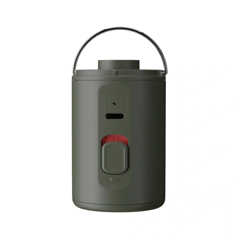 Porodo Lifestyle Nano Portable Camping Air Pump - Green - Image 2