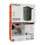 Porodo Lifestyle Nano Portable Camping Air Pump - Green - Image 3