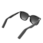 Porodo Lifestyle Square Frame Sunglasses with Polarized Lens - Black - Image 2