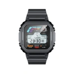Porodo Nomad Smartwatch with Black Dial, Metal Strap & Silicon Strap - Image 2