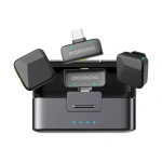 Porodo Orion Lavalier Microphone with 70mAh Mic & 650mAh Case – Apple & USB-C – Black - Image 2