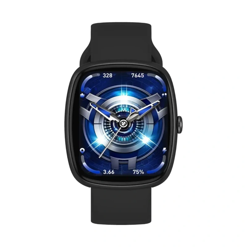 Porodo Rony 1.83" TFT Smartwatch IP67 Waterproof – Black - Image 2