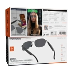 Porodo Silenza BT 5.3 Smart Glasses with Touch Control – Black - Image 4