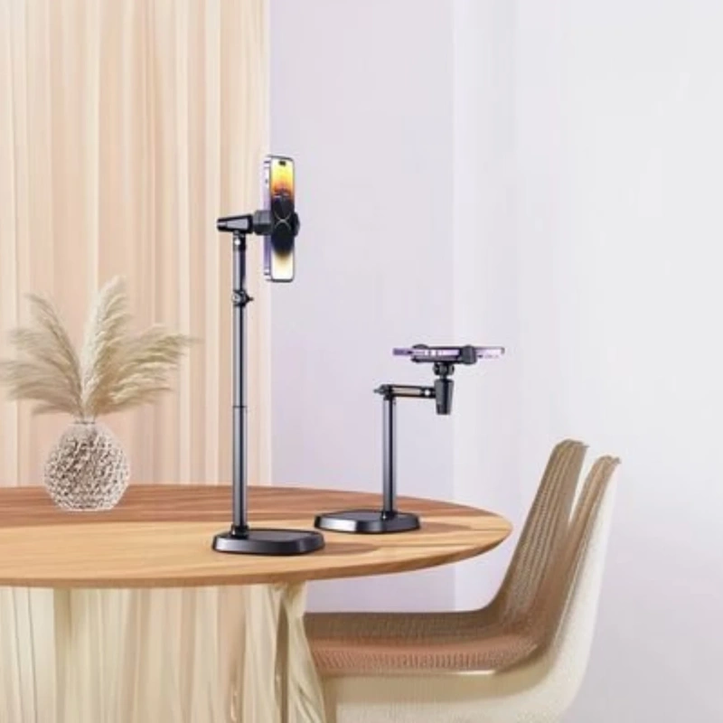 Porodo Telescopic Desktop Lazy Bracket – Black - Image 3