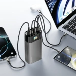 Powerolgy VoltEdge 145W 40000mAh Power Bank with TFT Display - Grey - Image 3