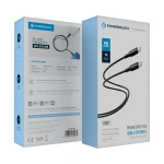 Powerology 100W USB-C to USB-C V3.1 5G Cable 2M - Black - Image 2