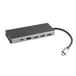 Powerology 13-in-1 USB-C Hub 4K HDMI 100W PD Ethernet SD MicroSD 3.5mm - Dark - Image 2